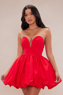 Vestido curto Popeline