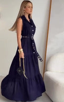 Vestido Longo Rebecca - Alfaiataria