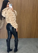 Jaqueta Amsterdã Pelúcia - Nude