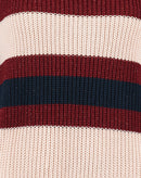 Suéter de Tricot Listrado - Bege