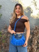 Bolsa Boho com Franjas - Modelo Compacto e Estiloso