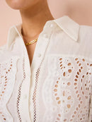 Vestido Lara Armont em marfim