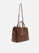 Bolsa Tote Croco Couro Legítimo