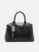 Bolsa Tote Preta Couro Legítimo