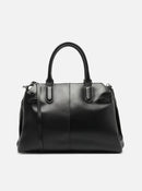 Bolsa Tote Preta Couro Legítimo