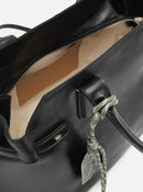 Bolsa Tote Preta Couro Legítimo