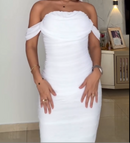 Vestido Isadora Longo Drapeado