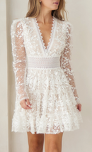 Vestido curto de renda Willow