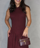 Vestido Isadora – Vinho Elegante