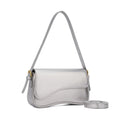 Bolsa Tiracolo com Design Ondulado e Alça Ajustável