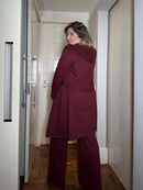 Conjunto Calça + blusa + trench coat