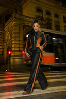 Conjunto Vegas Preto/Caramelo