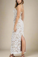 Vestido Longo Bodycon Honor em Renda