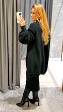 Conjunto Modal Vestido e Cardigan Valy