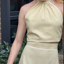 Vestido Longo Golden Chic