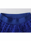 Saia Midi Tule Plissada - Astrid